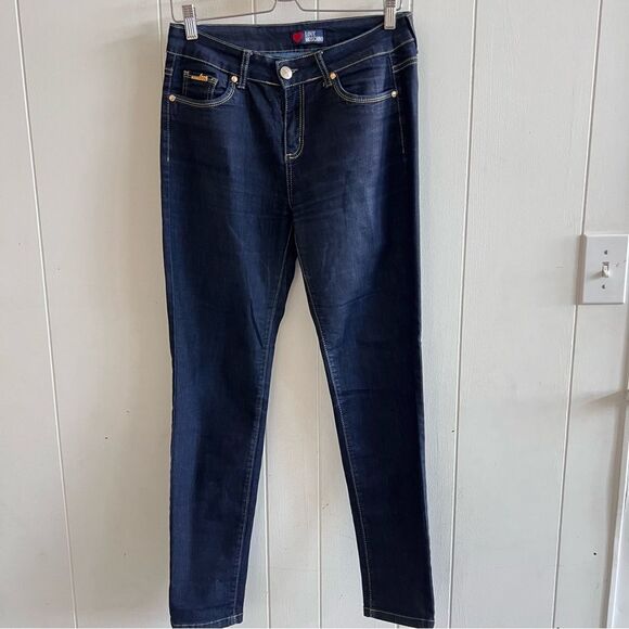 Love Moschino Dark Wash Skinny Jeans - Picture 2 of 10
